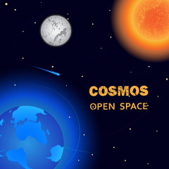 Obraz na płótnie Canvas Cosmos Open Space