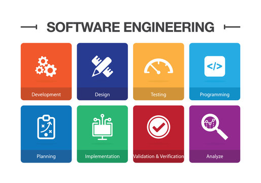 Software Engineering Infographic Icon Set