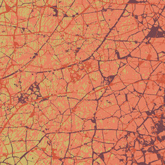 Cracks Texture. Abstract Grunge Background. Vector Illustration.