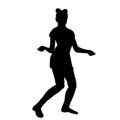  silhouette girl dancing