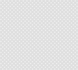 Weiße Punkte nahtlos auf Hellgrau