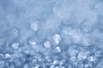 blue blured snow background