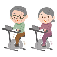 エアロバイク　シニア