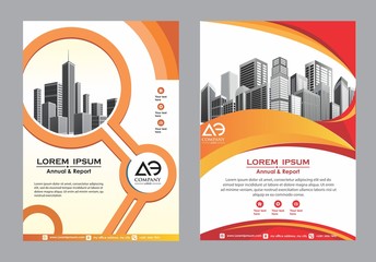 cover, layout, brochure, magazine, catalog for annual report
