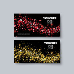 Gift voucher template.