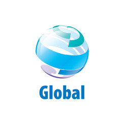 vector logo globe