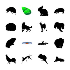 icon Animal with gothic, clip art, horror, logo and pose