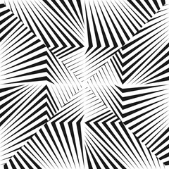 Abstract geometric pattern. Vector modern design black and white stripes background.