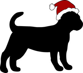 Puppy in a Christmas Ht