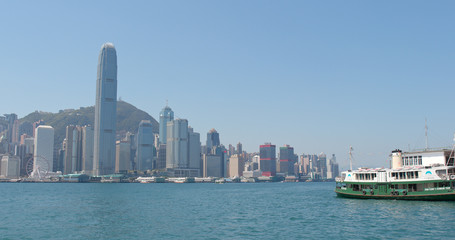 Fototapeta premium Hong Kong Victoria harbour