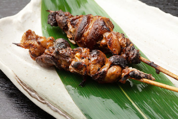 うなぎの肝の串焼き