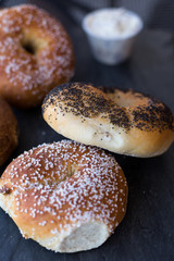 salt and poppyseed bagels