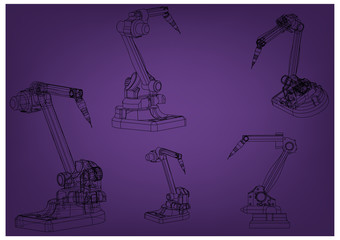 3d model of a welding robot