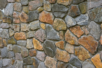 Texture wall and wild stone