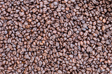 Coffee beans for use as background