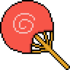 Fototapeta premium vector pixel art fan