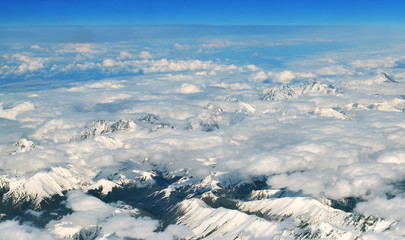 Caucasus Mountains is higher than the clouds in Armenia