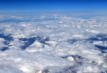 Caucasus Mountains is higher than the clouds in Armenia