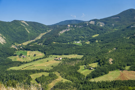 Road to Passo della Cisa, from Tuscany to Emilia