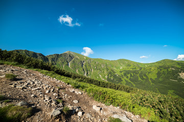 Tatry - szlak na Starobociański Wierch