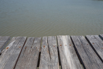 wooden Bridge in the sea