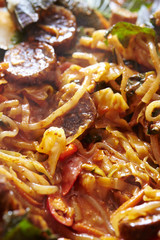 Korean spicy blood sausage 