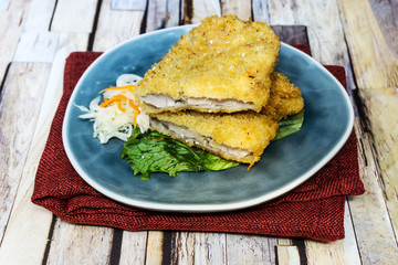 Handmade Japanese fried chicken ready to eat