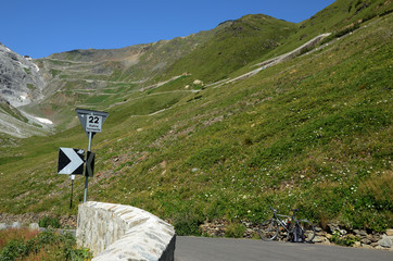 Stilfser Joch in Südtirol, Italien