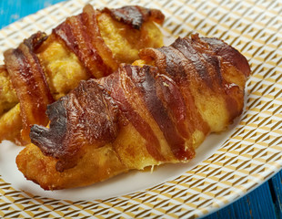 Bacon Wrapped Teriyaki Chicken With Kikkoman