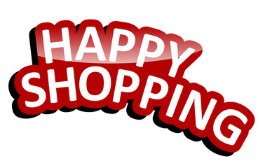 banner happy shopping
