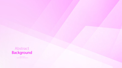 Pink color and white color background abstract art vector 
