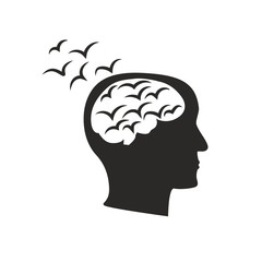 depression mental disease icon