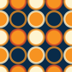 Vintage circular pattern. Vintage color series. Minimal graphics