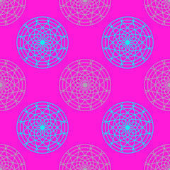 Gothic window pattern. Vintage color series. Minimal graphics