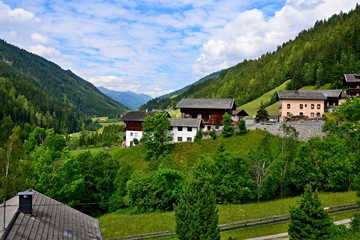 Fototapeta na wymiar Austrian Alps-view from Maria Luggau
