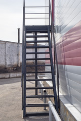 the fire escape second floor