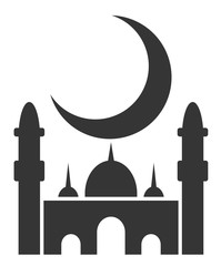 Mosque silhouette