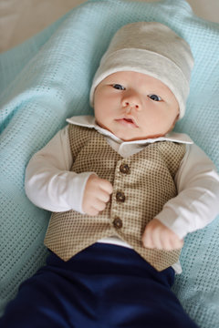 newborn tiny gentleman