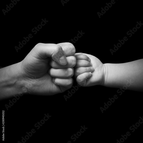 Download "fist bump - father and son" Stock photo and royalty-free ...