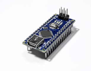 Board for prototyping Arduino Nano. The brain for robots. Board for engineering prototyping in falbab