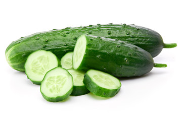 Cucumber and slices