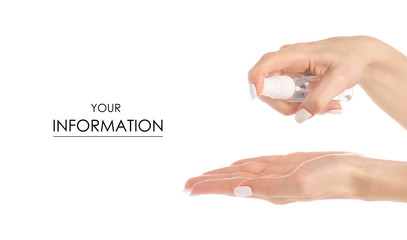 Antibacterial spray for hands antiseptic for hands pattern
