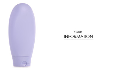 Plastic container cream for hand pattern