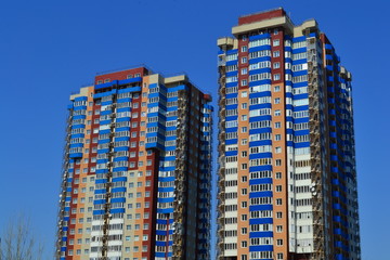 Kharkov, skyscrapers, Science avenue