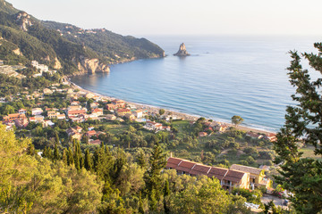 Obraz premium Agios Gordios beach, Corfu island, Greece