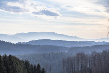 Fototapeta na wymiar Mountains in the Black Forest, Germany