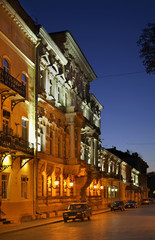 Fototapeta na wymiar Old street in Odessa. Ukraine