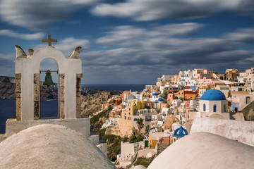 Cityscape of Oia, Santorini , Greece