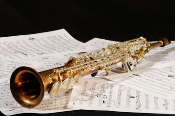 Sax soprano over arrangements