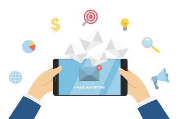 Business e-mail marketing.